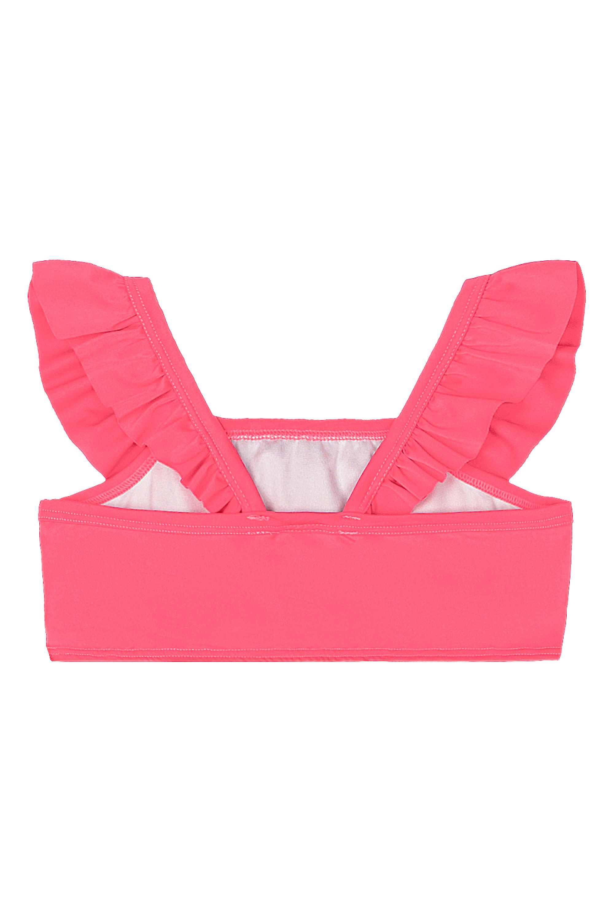 Biquíni Infantil em Malha Lisa UV DRY Forrados (Rosa Pink Neon) Quimby - Imagem 4